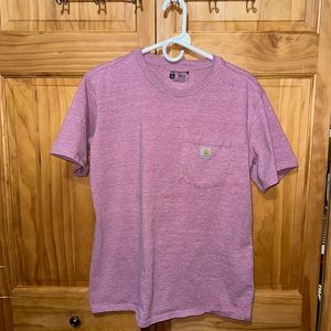 Carhartt women’s large t shirt, pink.